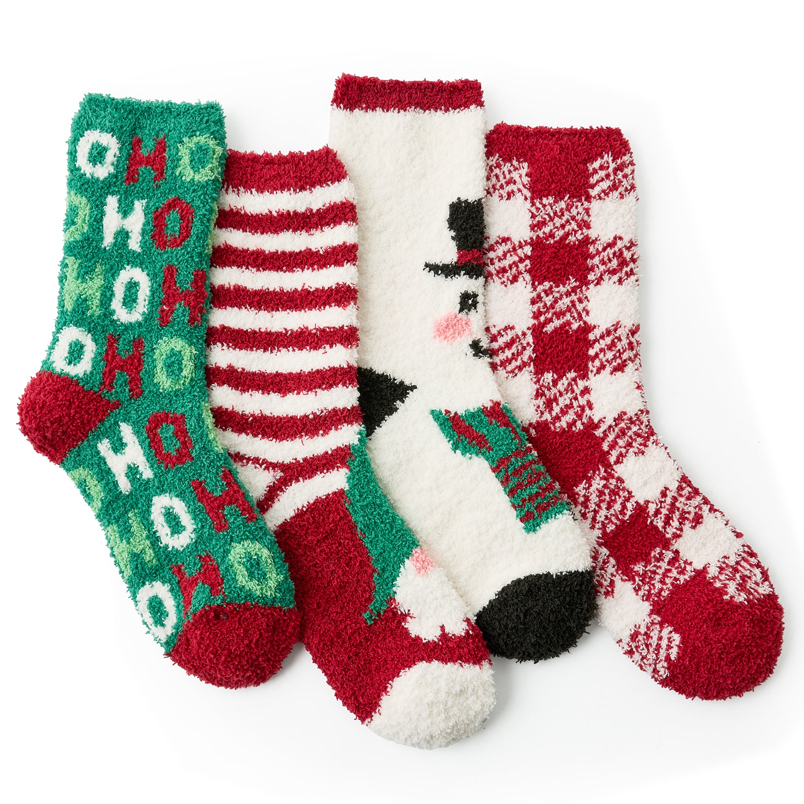 SnugChic Women Christmas Socks 4 pairs