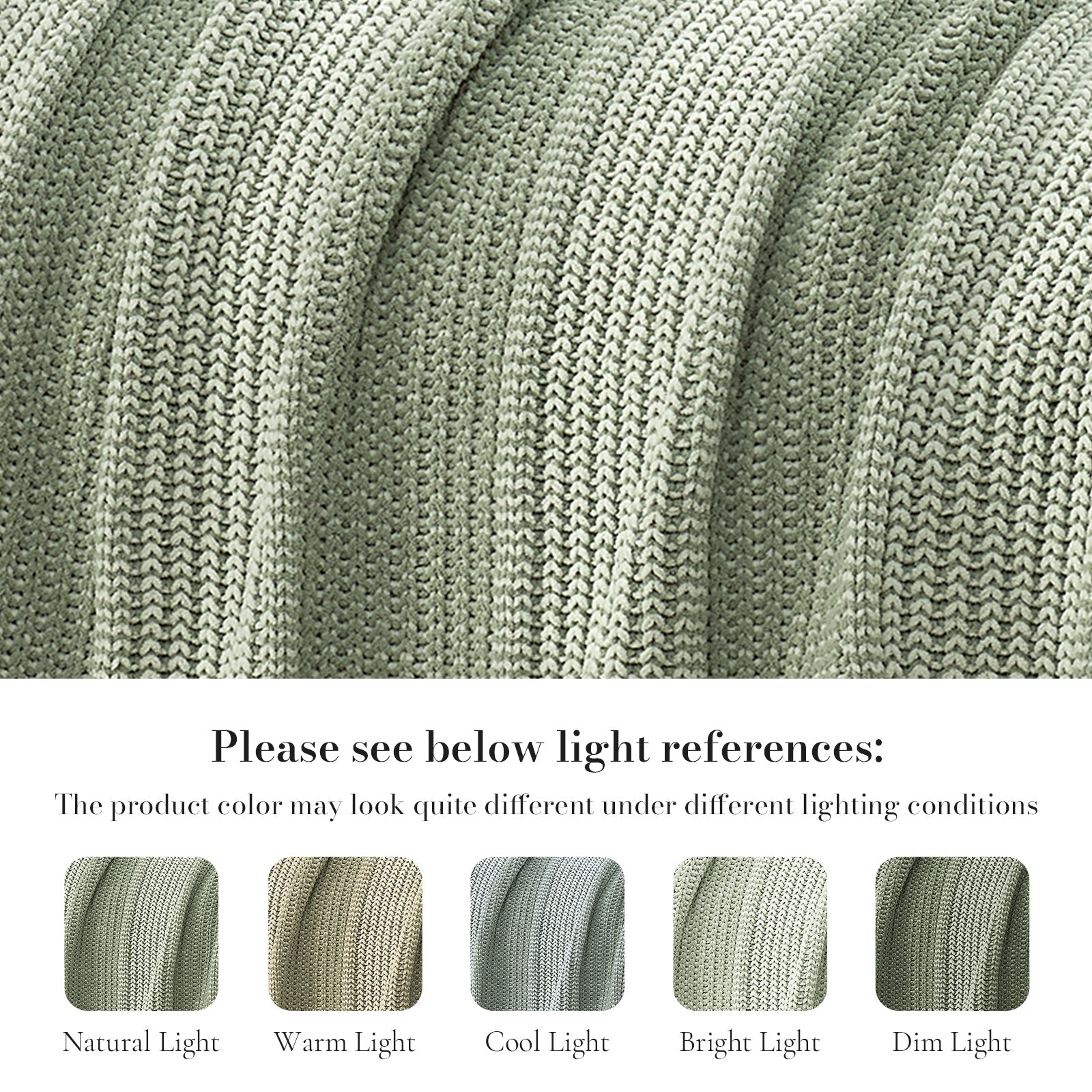 Close-up of a textured green fabric with light reference examples #color_Sage Green