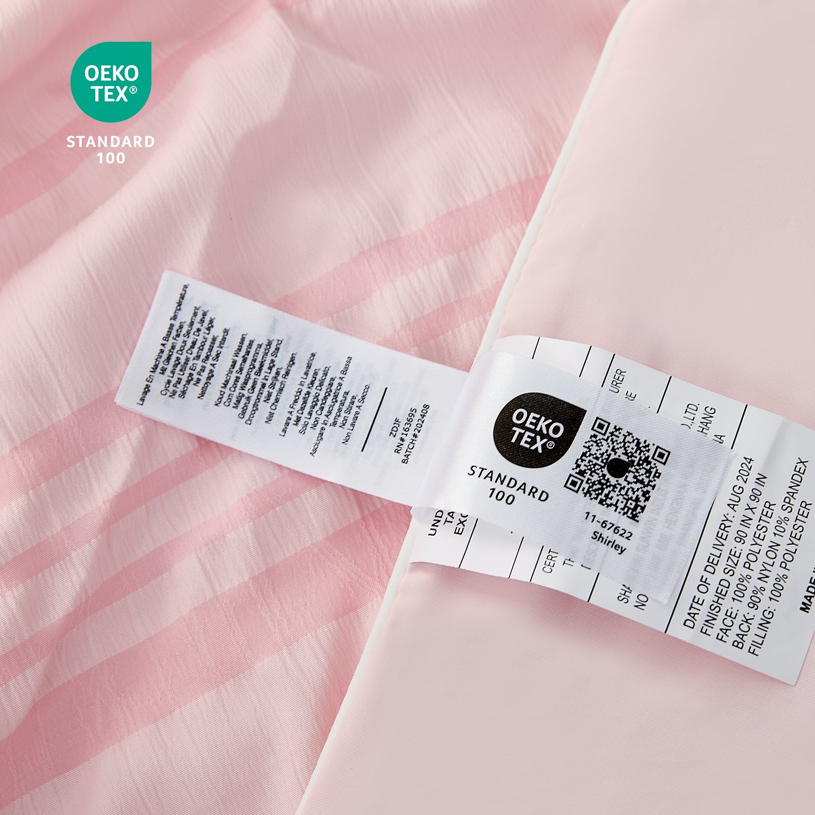 Close up of OEK0-TEX certificate#color_Pink