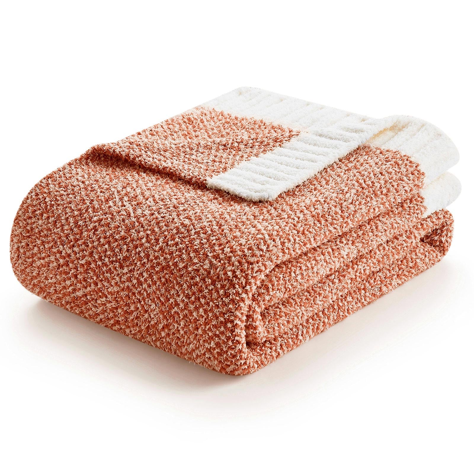 Heather Throw Blanket - Snuggle Sac - #Color_Orange