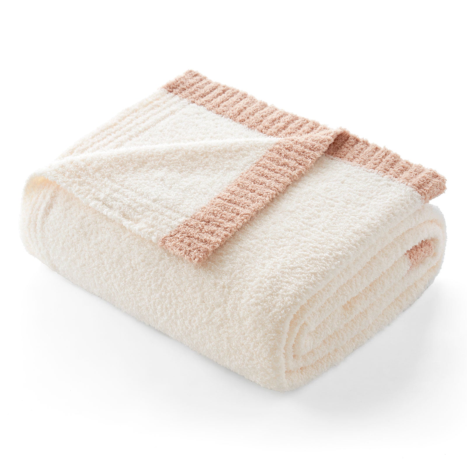 Ultra Soft Solid Throw Blanket - Snuggle Sac - #Color_Cream