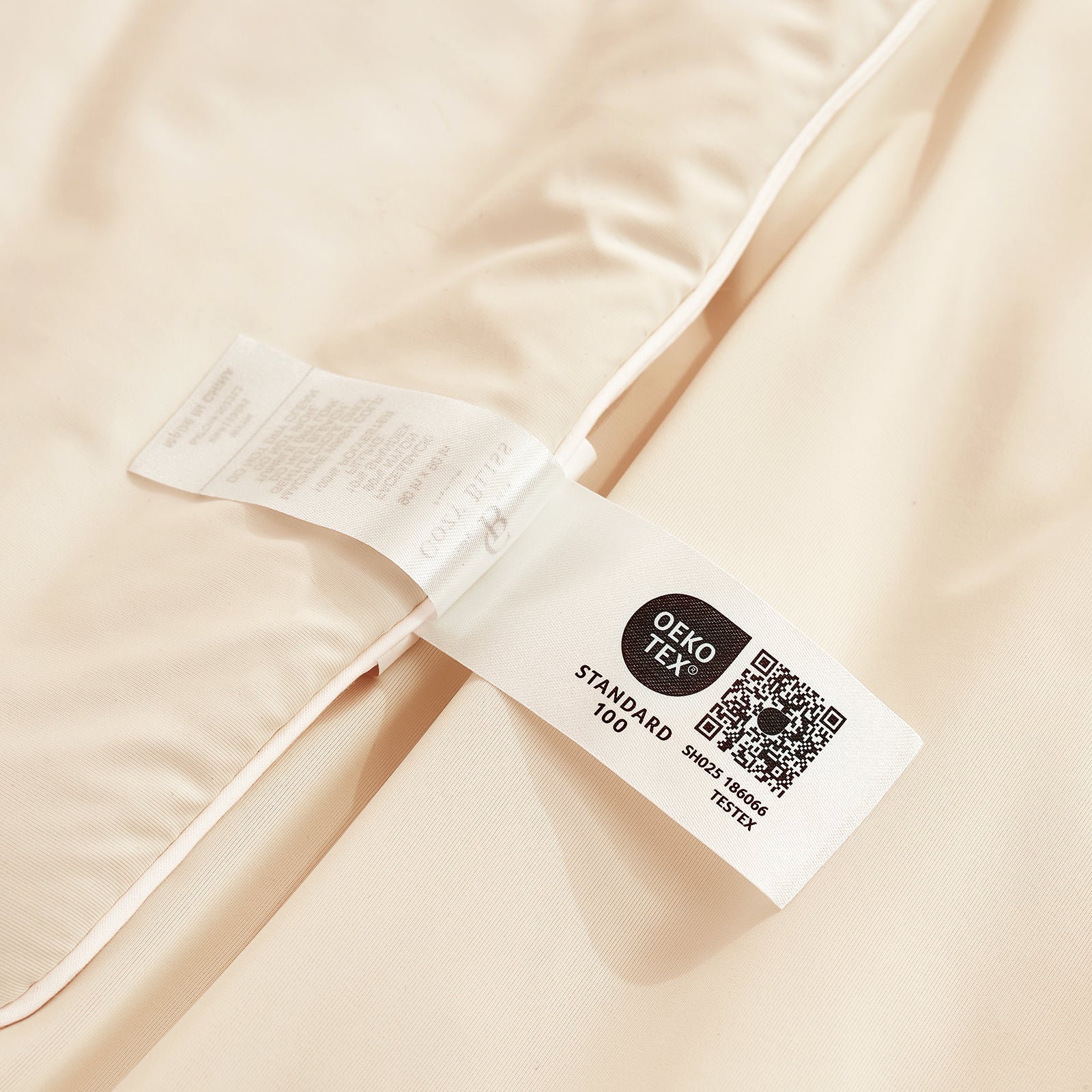 Close up of OEKO-TEX certified cooling fabric#color_Yellow