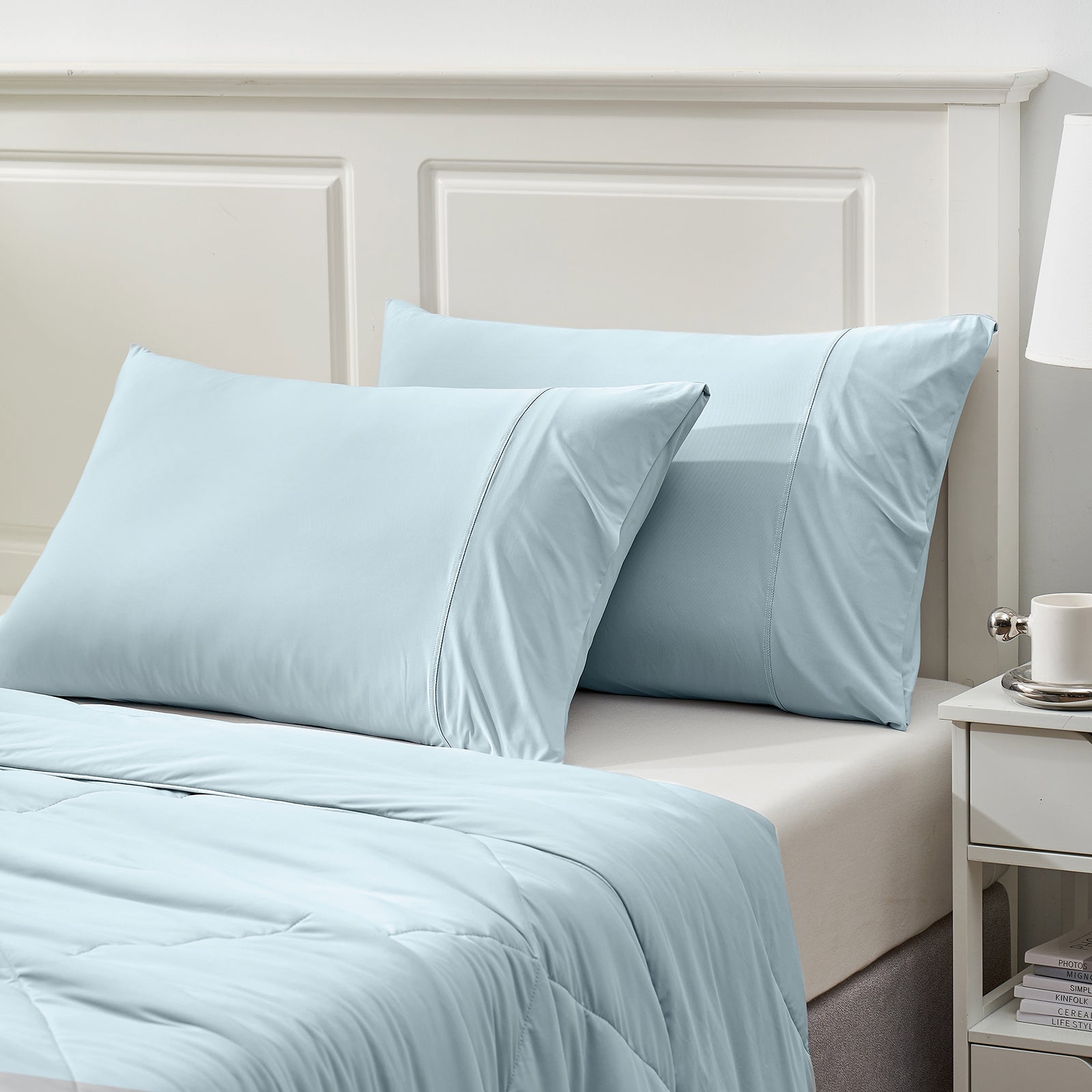 Set contents: Snuggle Sac 2 pack pillowcases included#Color_Blue